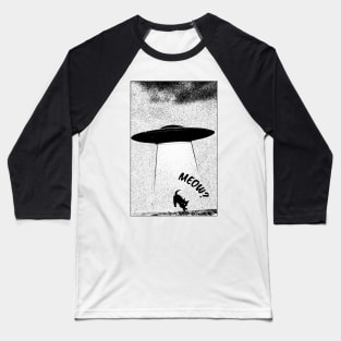 UFO kidnaps a cat Baseball T-Shirt